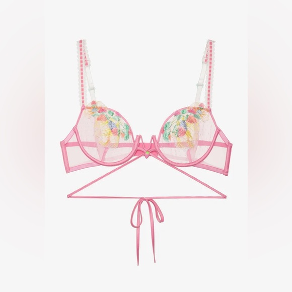 For Love & Lemons Berry Patch Underwire Bra - Picture 4 of 12